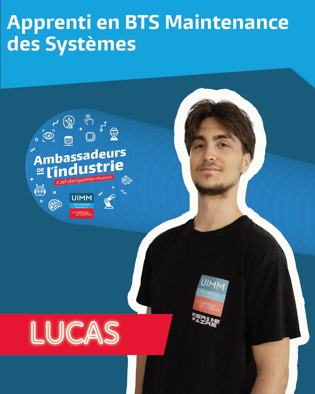 Lucas ambassadeur de l'industrie