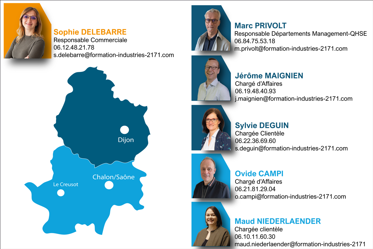 carte des commerciaux